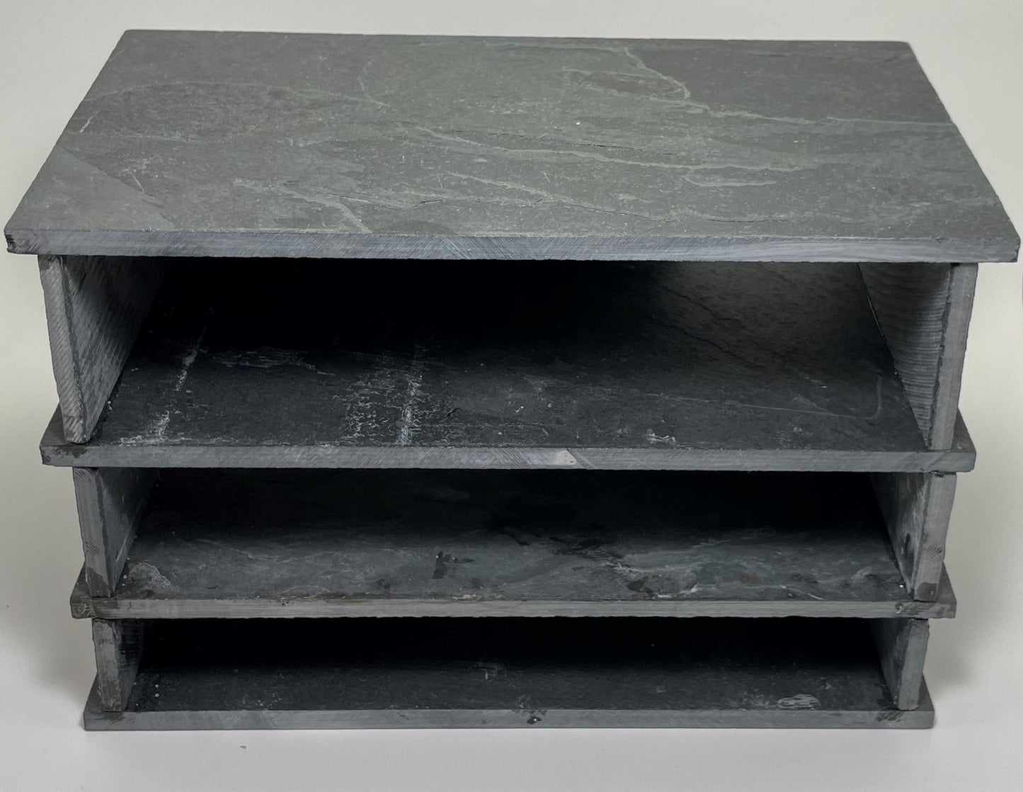 3 Tier Open Back Slate Hide 11x11x8"