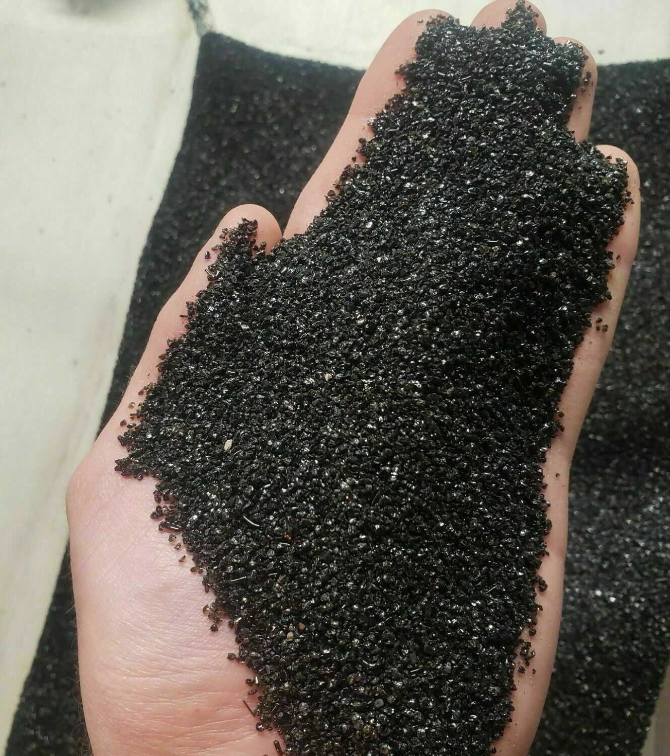 Black Aquarium Sand