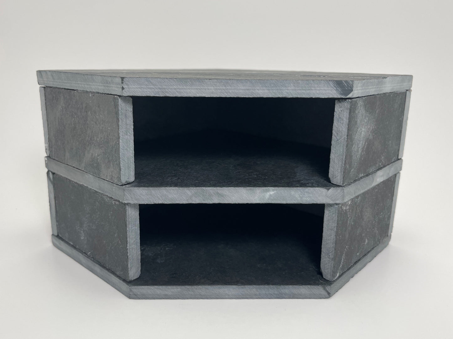 Slate Double Cave Hide 6x6x4"